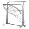 Double adjustable clothes rail