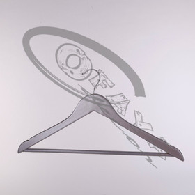 40201 - Wooden hanger