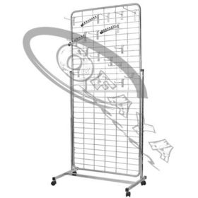 Floor standing grid panel