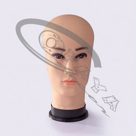 Plastic mannequin head