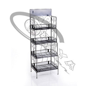 Wire mesh display stand