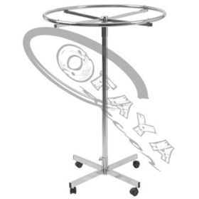 Round circular clothes rail