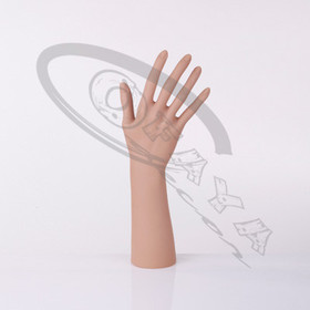 Realistic female mannequin hand