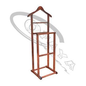 Wood hanger stand