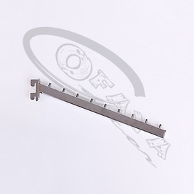 Sloping arm for slotted uprights 9 pins 