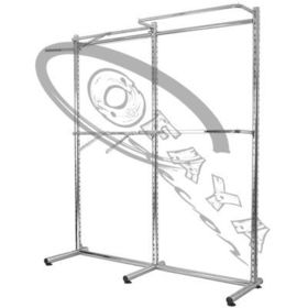 Display stand with L-baselegs