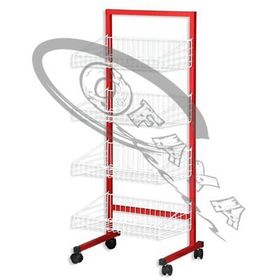 Wire mesh display stand