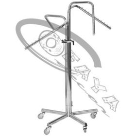Clothes rail 4 straight arms
