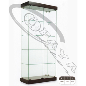 Glass Tower Display Case