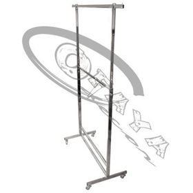 Single adjustable clothes rail