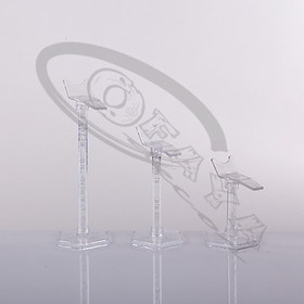 Acrylic display easels available in 3 sizes