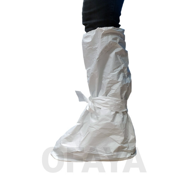 81350 - Disposable Anti-slip Non Woven Dust Proof Straps Shoes Covers Long Overshoes