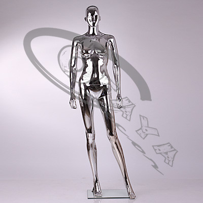 Chrome women's full-length mannequin