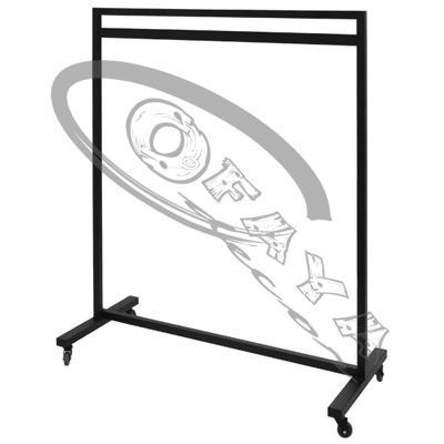 Single clothes rail