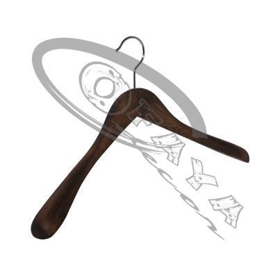 Wide Shoulder Wooden Hanger