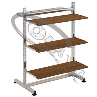 Display stand with T-baselegs