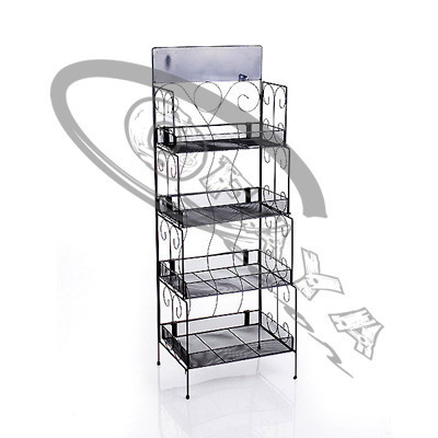 Wire mesh display stand