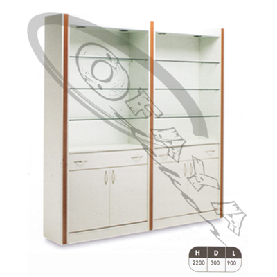 Glass Tower Display Case