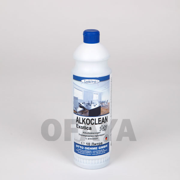 80723 - Alkoclean Exotica 143 Floor Care Alcohol Cleaner Maintenance cleaner