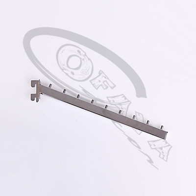 Sloping arm for slotted uprights 9 pins 