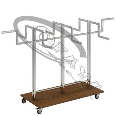 Clothes rail 8 straight arms
