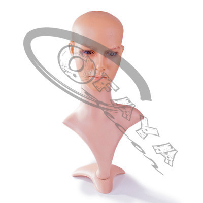 Plastic mannequin head