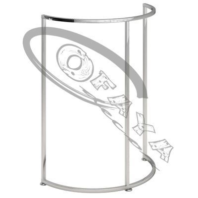 Half round circular clothes rail