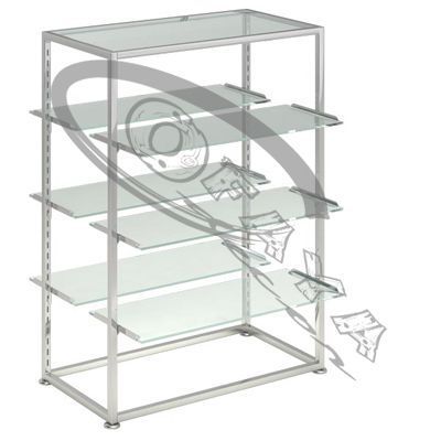 Clothes rails with shelves