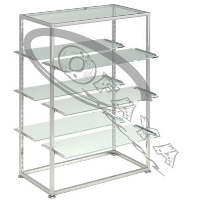 Clothes rails with shelves