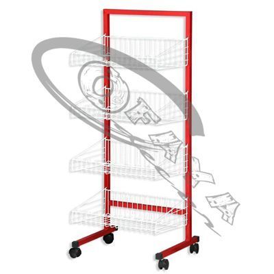 Wire mesh display stand