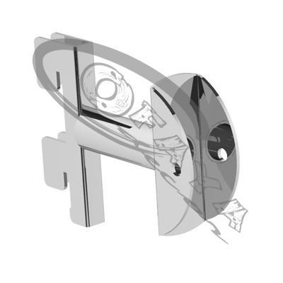 Holder for round column & wood board