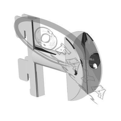 Holder for round column & wood board