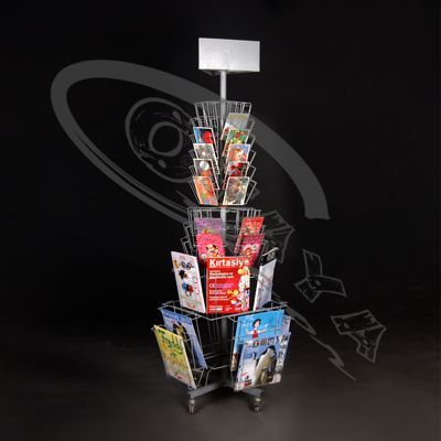 Floor Racks for Books, Brochures & Newspapers