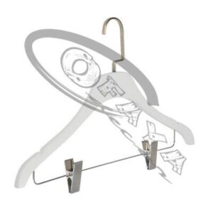 31 - Luxurious wooden hanger for blouses and pants
