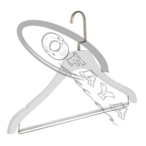 13 - Luxurious wooden hanger for blouses and pants