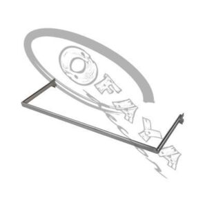 10732 - U-rail for wall uprights