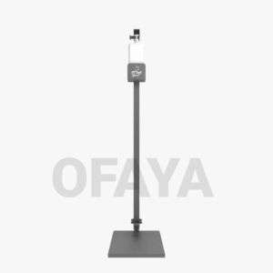 80130 - Dispenser for disinfectant on a metal stand