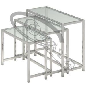 30406 - Table stand with glass shelves