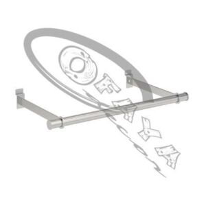 11411 - U-rail for wall uprights