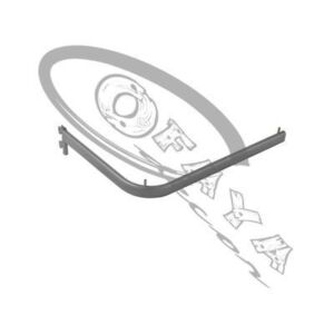 10723 - Straight arm for shopfitting systems