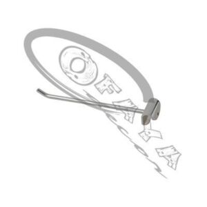 10828 - Straightforward hook for oval rail