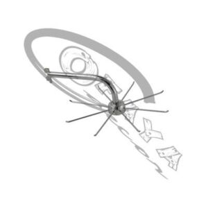 10724 - Straight arm for tie and belt