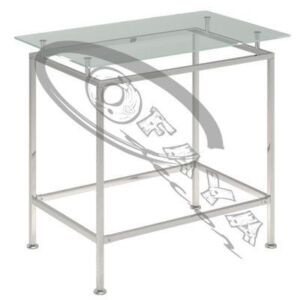 30409 - Table stand with glass shelves