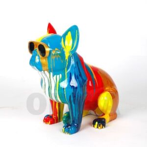 51217 - Colored bulldog dog