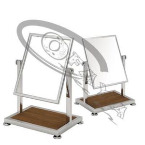 50310 - Chrome plated shoe mirror