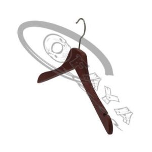 48 -  Luxurious wooden hanger for blouses