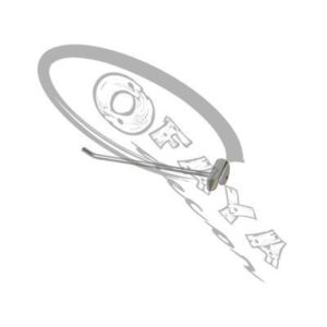 10727 - Straightforward hook for oval rail