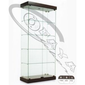 60101 - Glass Tower Display Case