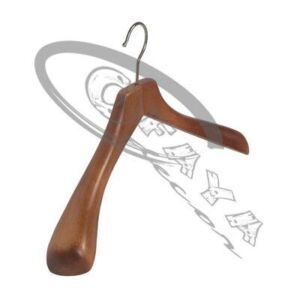 14 - Luxury wooden hanger for outerwear