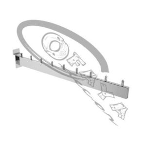 11417 - Straight arm for PANEL with 9 pins
